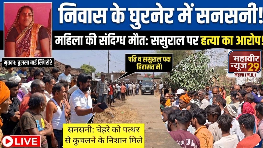 सनसनी-महिला की संदिग्ध परिस्थितियों में मौत